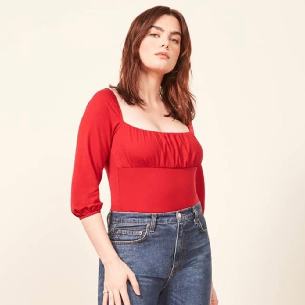 Reformation Mari Top size small